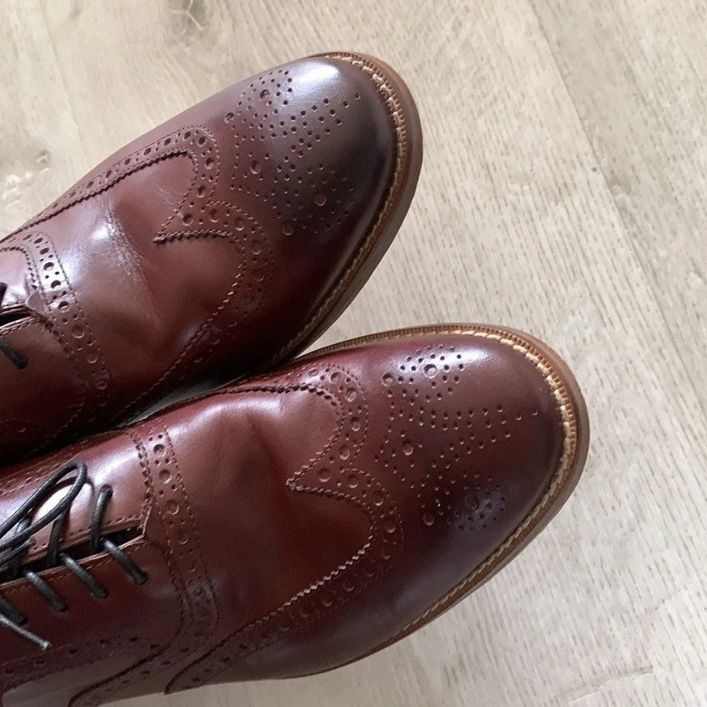 Cole Haan Cambridge British Tan Wingtip Oxfords size‎ 9 M